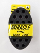 Miracle Double-Sided Mini Sponge Brush For Dreads Afro Twist Coil Curl Wave P
