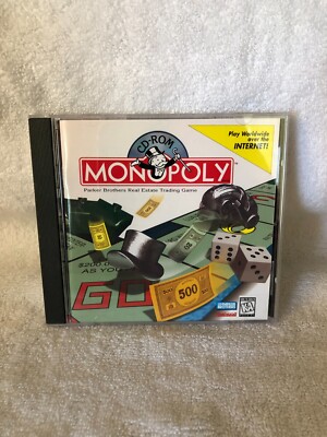 CD-ROM MONOPOLY 1995 VERY GOOD PC game