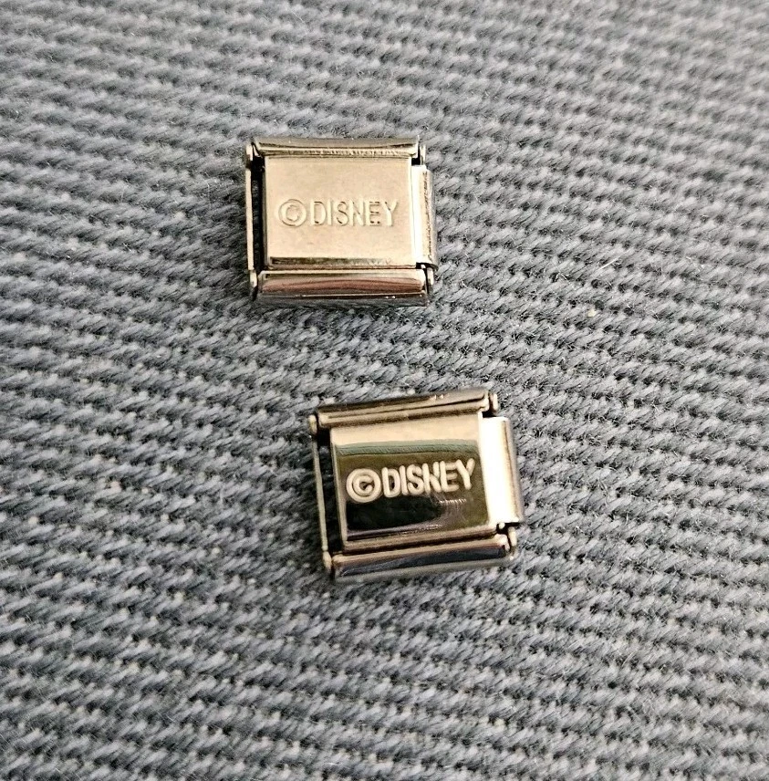 Dijes Italianos COLECCIÓN DISNEY MINNIE & MICKEY MOUSE Acero Inoxidable 9MM Foto 4 de 4