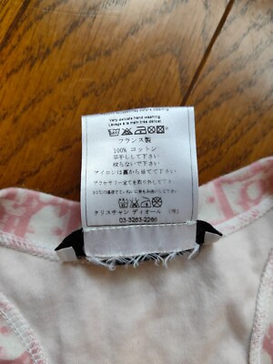 Christian Dior Vintage Trotter Logo Sleeveless Tank Top Pink x