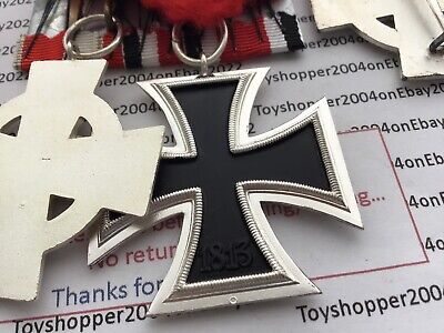 German WW2 1957 veteran Bundeswehr Iron Cross and Fire German WW2 1957 veteran Bundeswehr Iron Cross and Fire