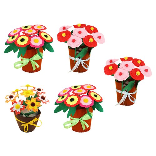5 juegos de arreglos Kit de plantas en maceta de imitación Kit para niños Kit principiante - Imagen 12 de 12