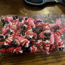 50 pièces mini figurines Valentine Gnomes minuscules Valentine t