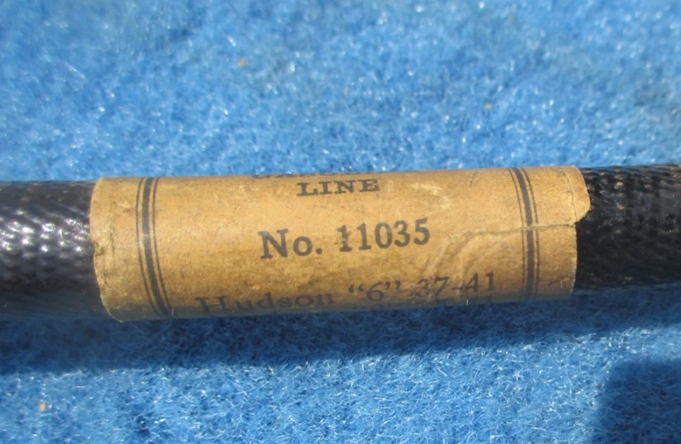 1937 1938 1939 1940 1941 Hudson Terraplane línea de combustible equipada NOS # 11035 Foto 4 de 4