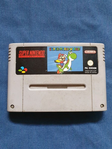 JUEGO GAME SUPER MARIO WORLD SUPER NINTENDO SNES