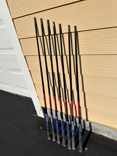 KBS 75 Regular Flex Graphite Shaft Set 4-PW ( 7 Shafts Total ) + NEW GRIPS