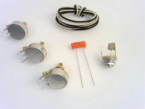 True Custom Shop® Wiring Kit For Fender Jazz Bass Guitars with CTS Pots