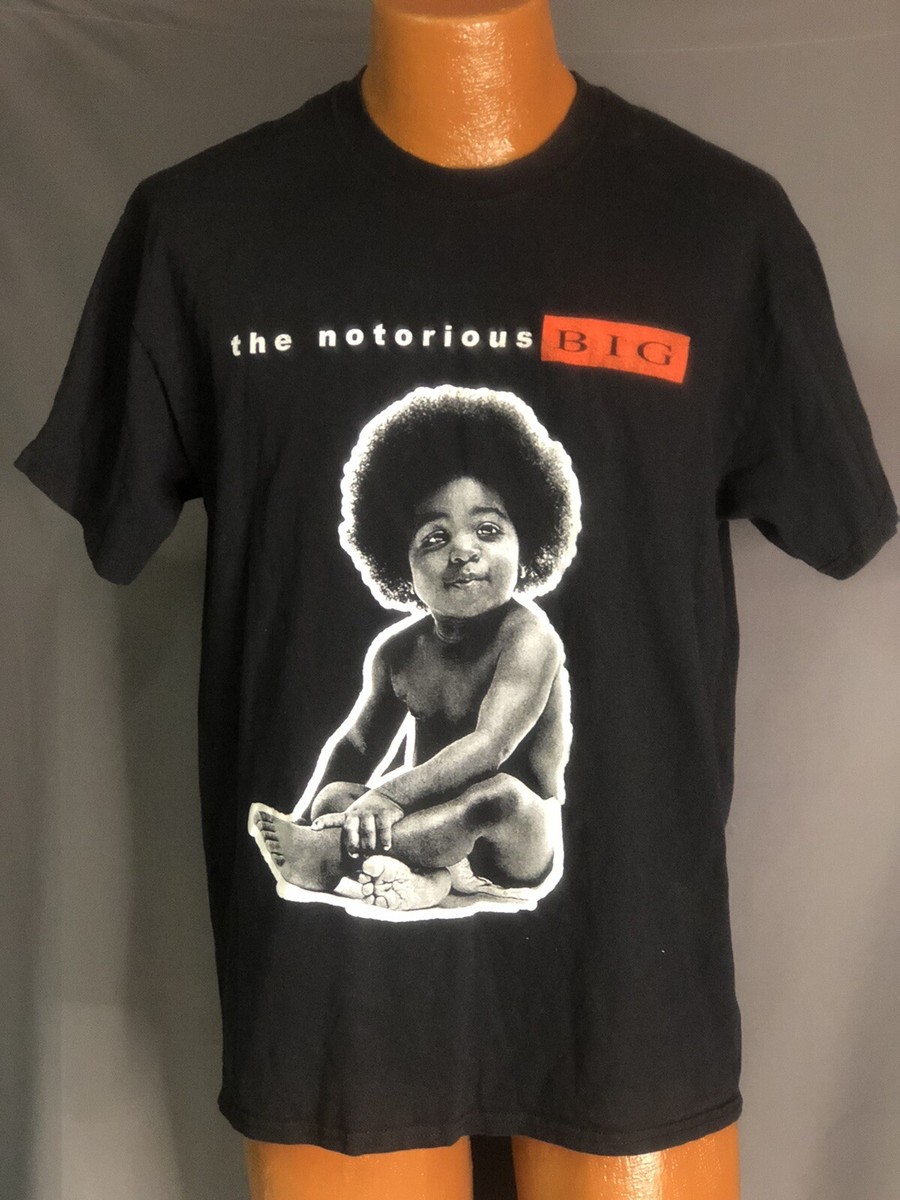 HIPHOP ビギーBIG the notorious BIG アルバムtee NOTORIOUS B.I.G. ノトーリアスビーアイジー ビギー Tシャツ