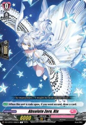 x4 Absolute Zero, Rix - DZ-LBT01/086EN - C CFV M/NM