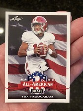 2020 Leaf Draft Football Tua Tagovailoa Rookie RC All-American #62 Dolphins