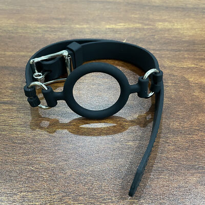 Weiche Silikon Mund Ring Gag Atmungsaktiv O-Ring Oral Gag NEU Sklave für Paare