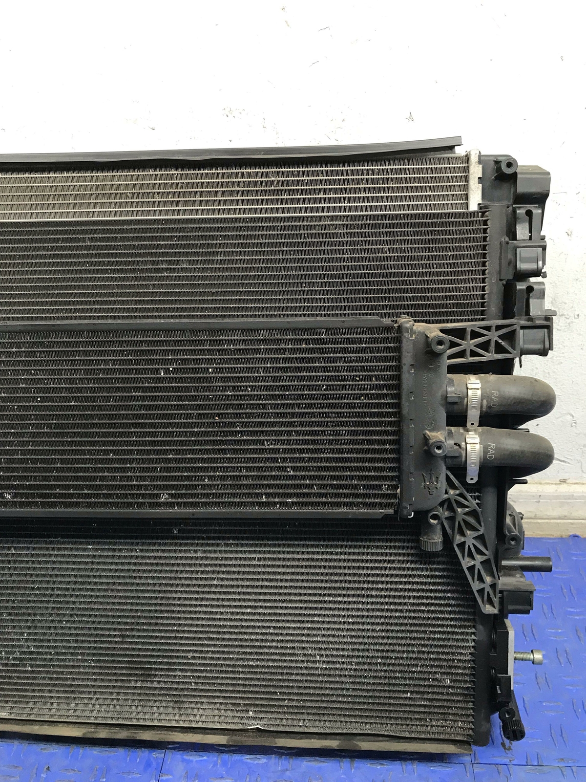2013 - 2020 MASERATI QUATTROPORTE 3.0 AWD RADIATOR CONDENSER COOLING FAN SET OEM