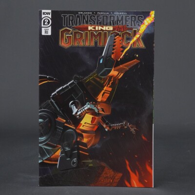 Transformers KING GRIMLOCK #2 RI 1:10 IDW Comics 2021 JUL210501 2RI 250228