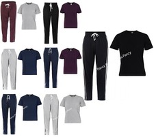 Mens Pyjama Short Sleeve Top Trousers Nightwear Cotton Lounge Wear 100 Cotton