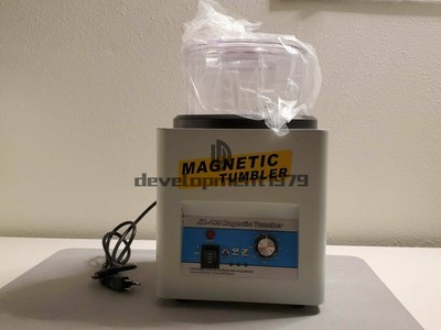 JX-185 Magnetic   Jewelry Polisher Machine Finisher 180mm Time Control #D5
