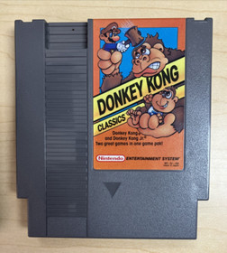 Donkey Kong Classics  Box & Manual - Nintendo NES 