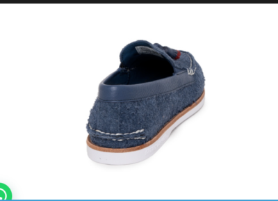 Sperry Cloud Authentic Original Blue Suede Tassel Loafer  display picture 1