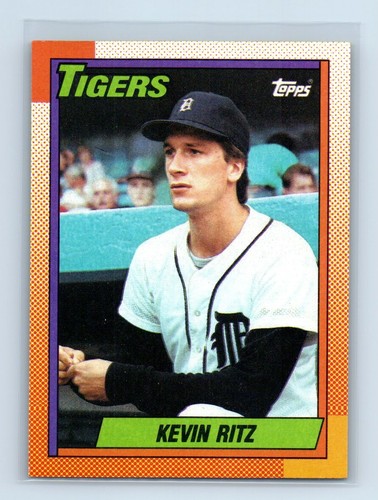 1990 Topps straight from the pack!!! Kevin Ritz Rookie Detroit Tigers ...