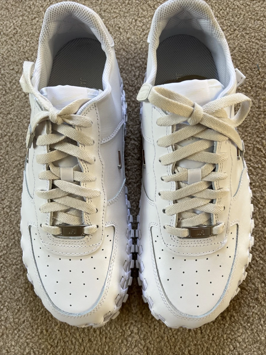 Size 10 - Nike J Force 1 LX SP x Jacquemus Low White W