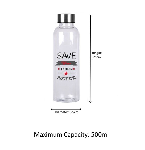 Motivational Water Bottle 500ml Sports Portable Leakproof Plastic Gym OFFER - Picture 32 of 40