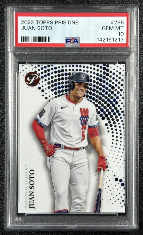 JUAN SOTO PSA 10 2022 TOPPS PRISTINE #288 NATIONALS 1213