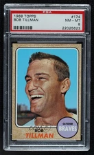 1968 Topps Bob Tillman #174 PSA 8