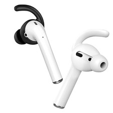 2 Pairs AirPods Ear Hooks Accessories Compatible with 2 1Black 1White