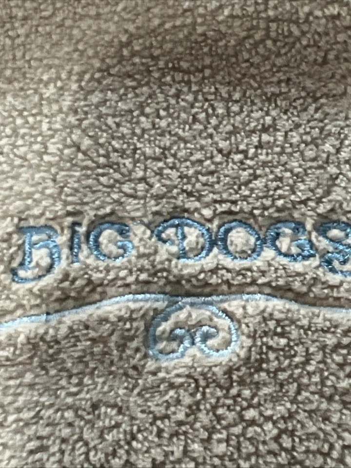 Sudadera con capucha vintage Big Dogs para mujer 4X suéter polar marrón *VER USAR* Foto 3 de 4