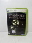 Condemned: Criminal Origins (Microsoft Xbox 360, 2005, SEGA) NO Manual