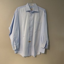 Pronto Uomo Dress Shirt Men's 17 32 33  100 Cotton DRY CLEANED