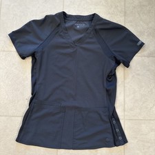 Med Couture Women s Scrub Top Gray Sz XS