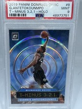 2019-20 Panini Donruss Optic - T-Minus 3, 2, 1 Giannis Antetokounmpo #8 Holo...