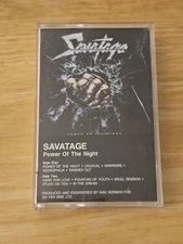 Power of the Night by Savatage (Cassette Tape, 1990, Atlantic (Label)) Good