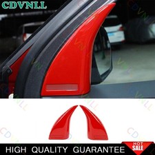 Cubierta de panel triangular delantero rojo brillante para Chevy Equinox 2018-2024