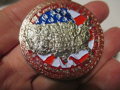 Personal CM/CW Caching 2 Countries Geocoin CANADA USA COIN