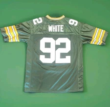 Reggie White #92 Green Bay Packers Stitched Home Green 75th Anniversary Jersey