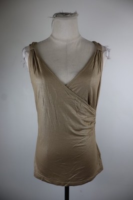 Marella Jersey Ärmellos Muskelshirt DONNA-S Frau Casual Vintage T-Shirt Viskose