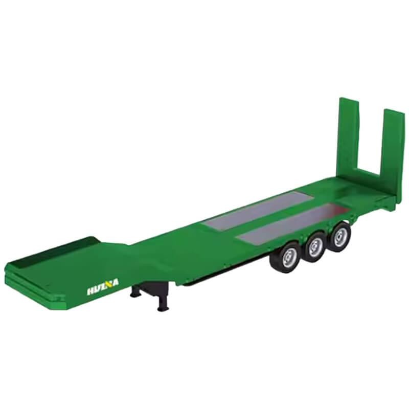 HUINA CY1502G RC HAULAGE FLATBED TRAILER FOR CY1501 GREEN