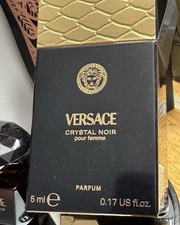 Versace Crystal Noir Parfum for Women Miniature 0.17 oz / 5ml - NEW Release!
