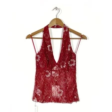 Reformation Georgia Knit Halter Top NWT Women's S