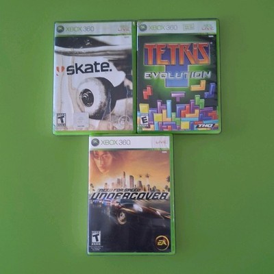 Lot Of 3 Xbox 360 Games (Skate/ Tetris Evolution/Need For Speed Undercover)