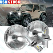 7"Inch Round LED Headlight Hi-Lo Beam for Jeep Wrangler JK TJ LJ Chevy C10 C20