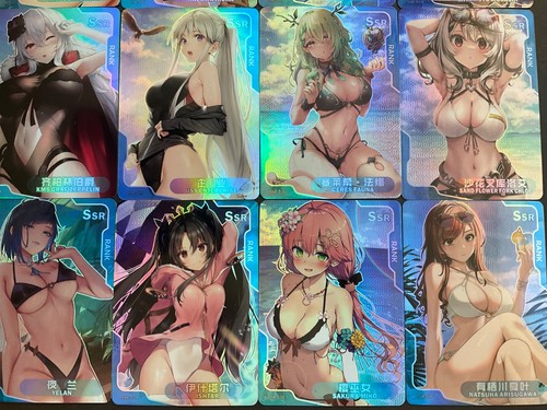 Goddess Story Senpai Goddess Haven Series #1 SSR PARTIAL Set! - 36 Cards! Bikini - Picture 8 of 11
