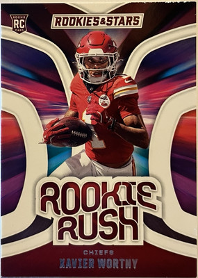 Xavier Worthy 2024 Panini Rookies and Stars Rookie Rush RC #RR-XWY NFL Chefs