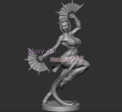 3D Print 1/8 1/6 Kitana MK Garage Kit Figure Model Kit Unpainted Unassembled GK