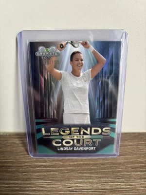 2024 Topps Graphite Tennis #LOC-LD Lindsay Davenport /199 Aqua Parallel