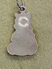 Sterling Silver Gold Tone Winnie-the-Pooh Pendant Or Charm