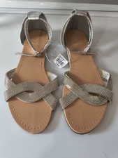 Davids bridal size 8 zane silver formal sandals