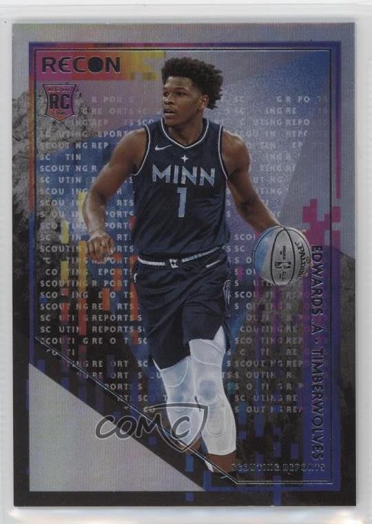 2020-21 Panini Recon Scouting Reports Anthony Edwards #3 7sd