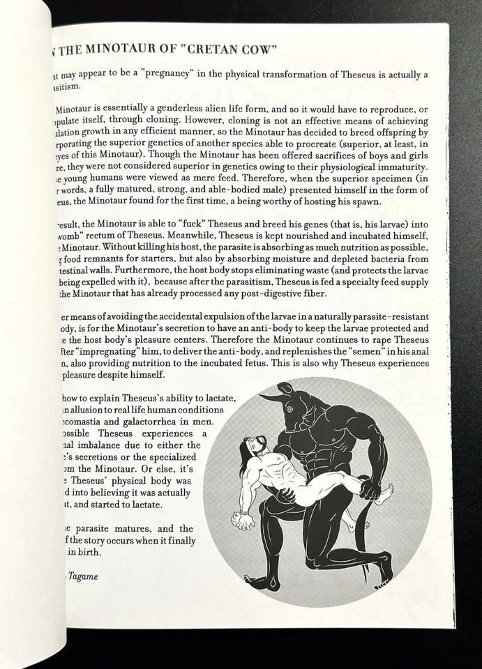 Cretian Cow Gengoroh Tagame (Massive Goods 2015) OOP English Bara Manga. Nr Mint - Image 4 of 4